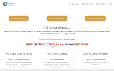 GeodeChain.com Updated And Now Available In 104 Languages!