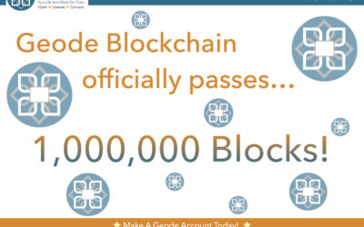 Geode Blockchain Passes 1 Million Blocks!