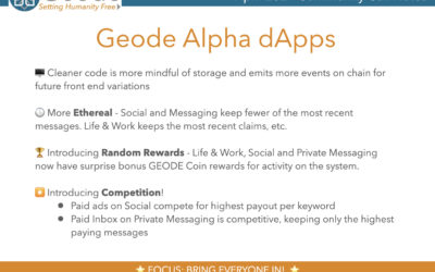 New Geode dApp Alpha Releases Come With Random Rewards, Competition And MORE