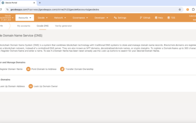 Geode’s New Domain Name Service Lets Users Create, Point And Transfer Custom Domains