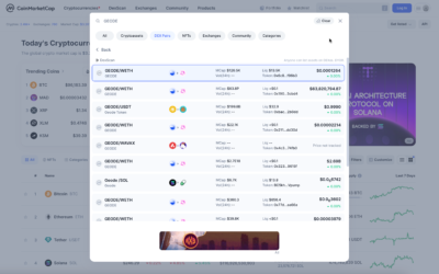 Fake GEODE Coin Listings On DEXs