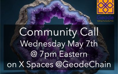 MAY 2025 Community Call – TODAY –  May 7th @ 7PM EASTERN on X Spaces
