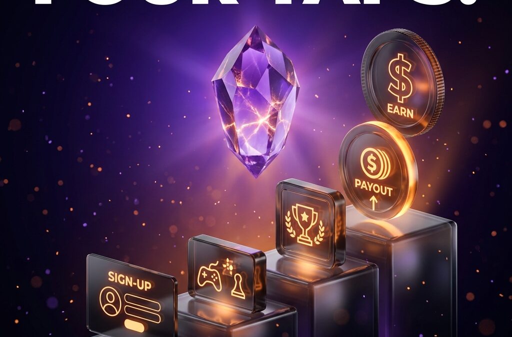 Four Taps to Your First Win (Total Cost: About a Quarter)