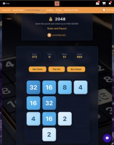 Merging tiles in 2048