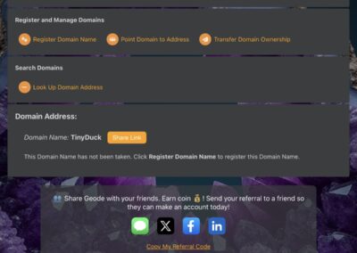 Geode Domain Name Service (DNS)
