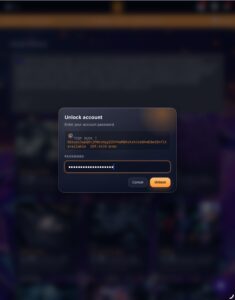 Unlocking and starting a game in Geode Gaming