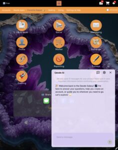 Chatting with Geode MyAgent