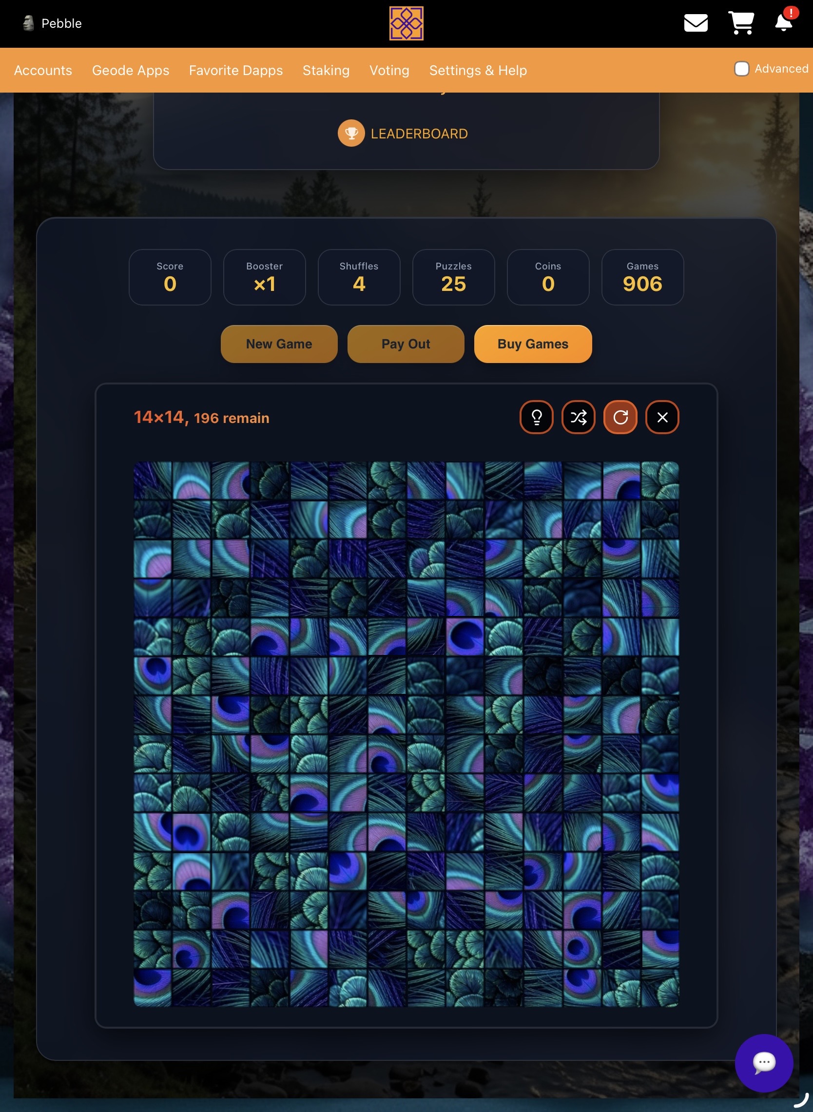 Solving a scrambled picture puzzle in Picture Puzzle Switcher