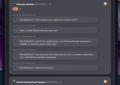 Geode Private Messaging