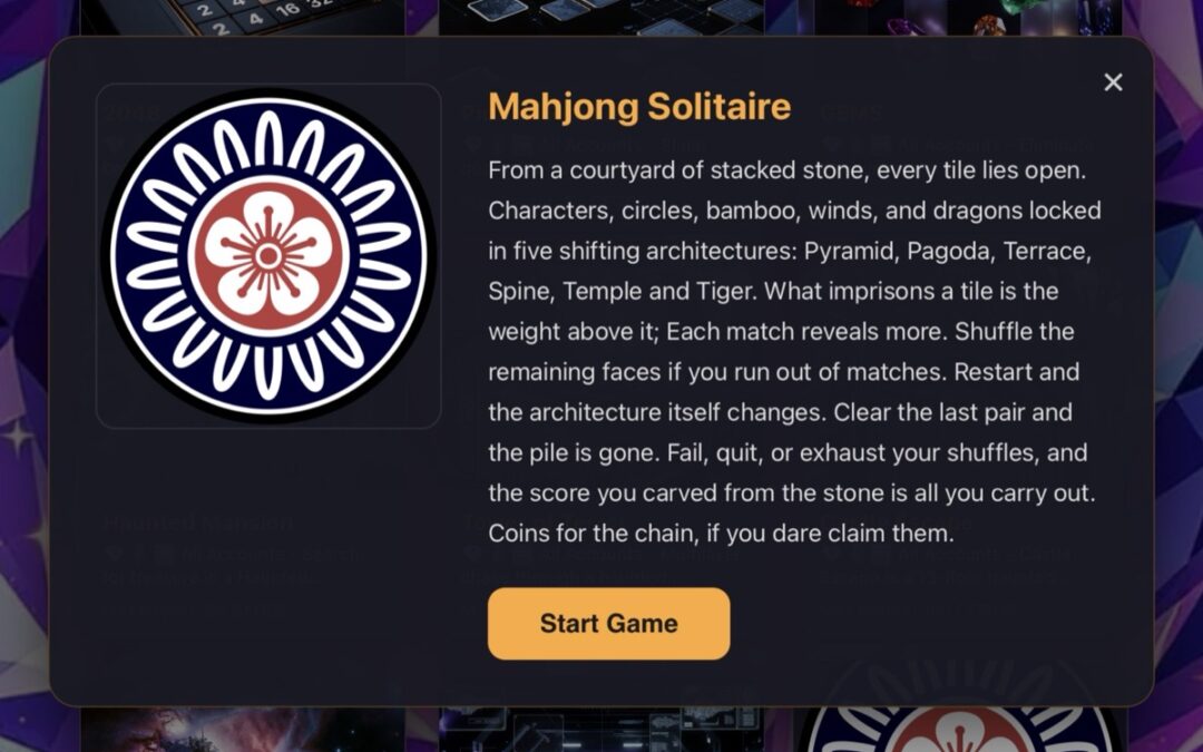 Mahjong Solitaire
