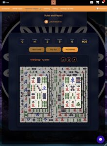 Matching tiles in Mahjong Solitaire