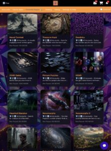 The Geode Gaming home screen